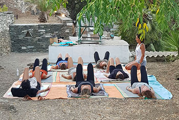 Yoga classes at Andromeda