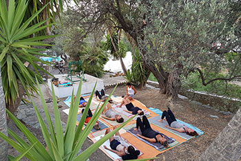 Yoga classes at Andromeda