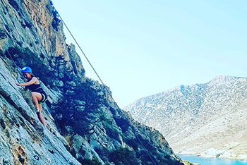 Climbing activities at Sifnos